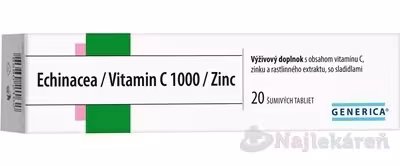 Generica Vitamín C 250 mg 120 tabliet