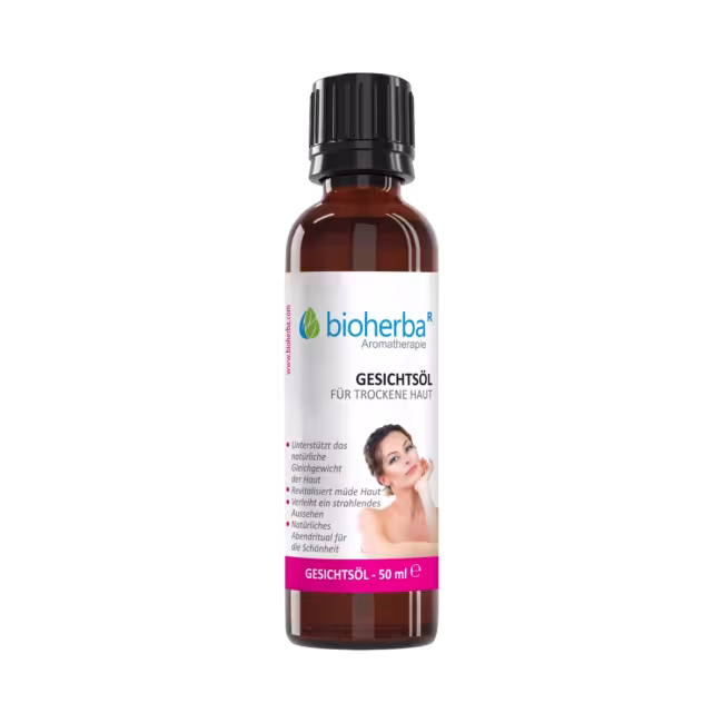 Olej na tvár pre suchú pokožku – 50 ml – Bioherba