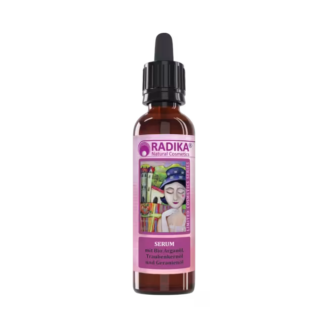 Sérum s bio arganovým olejom, hroznovým olejom a gerániom – 50 ml – Bioherba