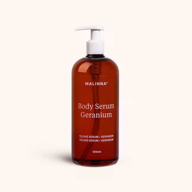 Telové sérum geranium, 500 ml