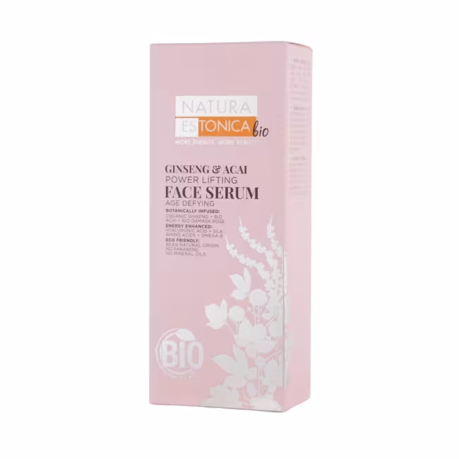 Pleťové sérum so ženšenom a acai - 30 ml - Natura Estonica