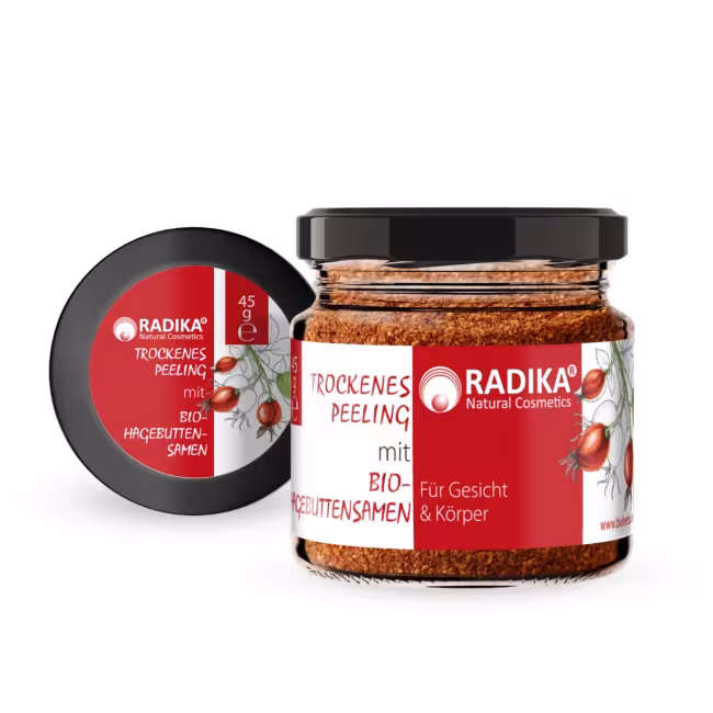 Suchý peeling s BIO šípkovými semienkami - 45 g - Bioherba