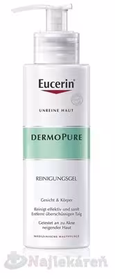 Eucerin DERMOPURE hĺbkovo čistiaci gél 400ml