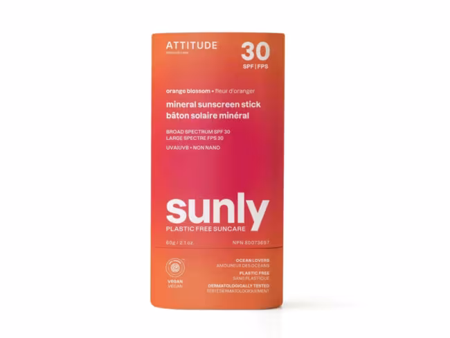 Minerálna ochranná tyčinka na celé telo SPF 30 - Orange Blossom, 60 g