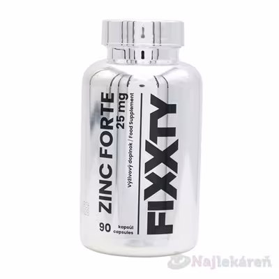 Fixxty Zinc Forte 25 mg 90 kapsúl