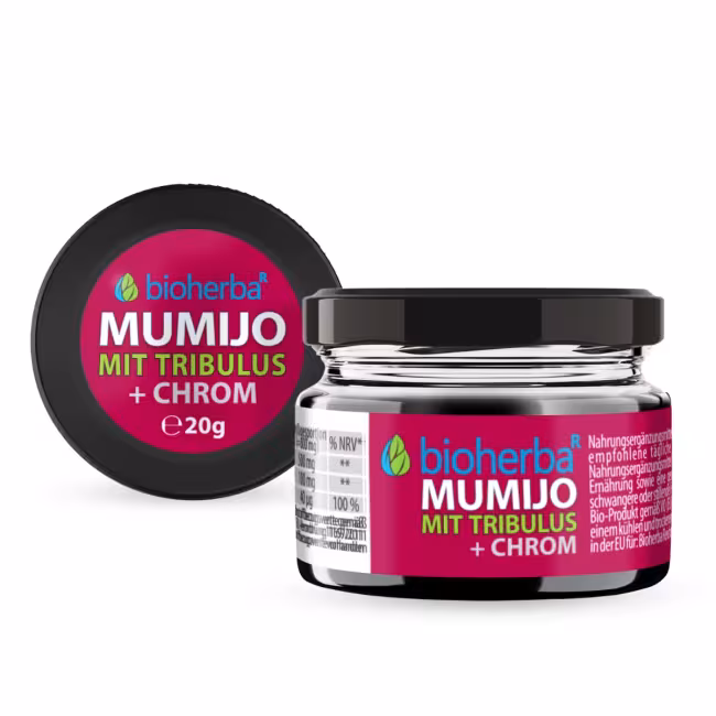 Mumio extrakt Shilajit s Tribulusom - 20 g - Bioherba