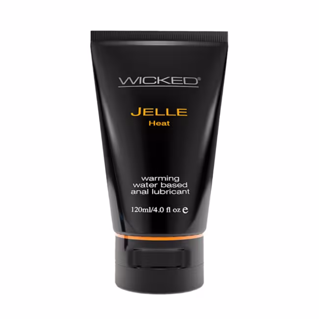 Lubrikačný gél WICKED JELLE Heat anal 120 ml