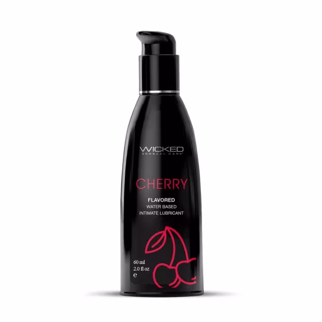 Lubrikačný gél WICKED AQUA Cherry Flavored 60 ml