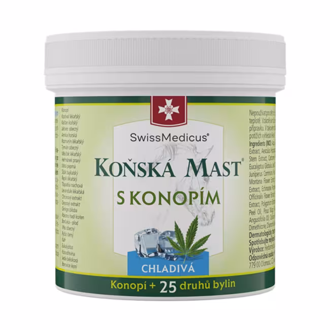 Konská masť s konope chladivá - 75 ml - SwissMedicus