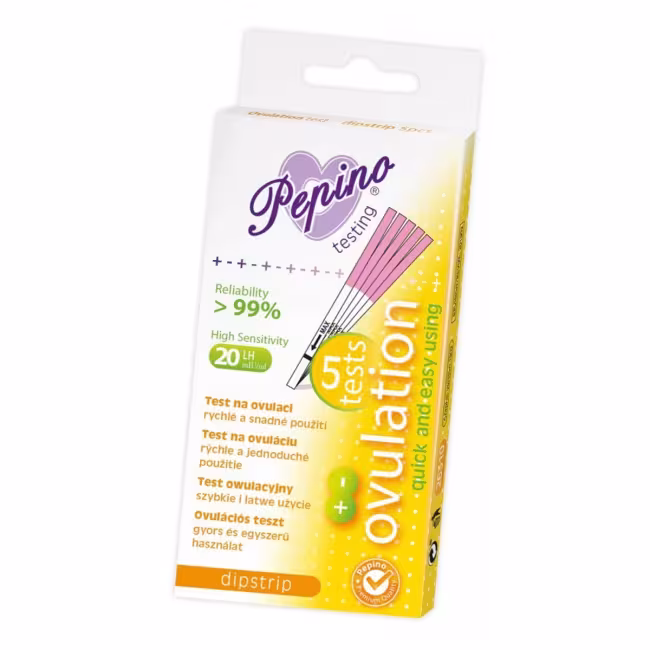 Ovulačný test Pepino DIPSTRIP 5 ks