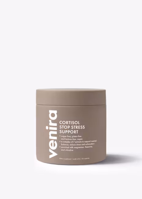 VENIRA kortizol & stop stres - support, 60 kapslí 60 kapslí