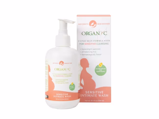 Bio sprchový gél pre citlivú pokožku a intímnu hygienu pre tehotné a dojčiace, 250 ml