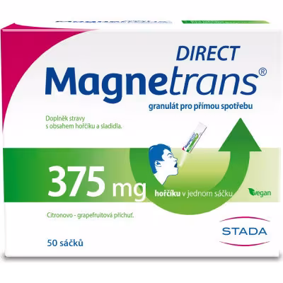 Magnetrans 375 mg 50 tyčiniek granulátu
