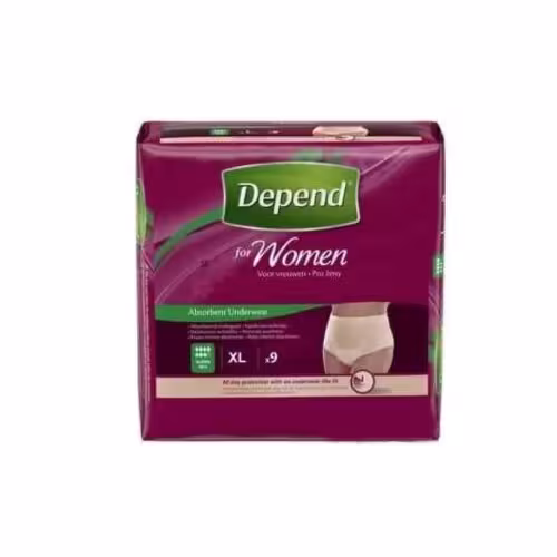 DEPEND Super XL pre ženy naťahovacie nohavičky 9 ks
