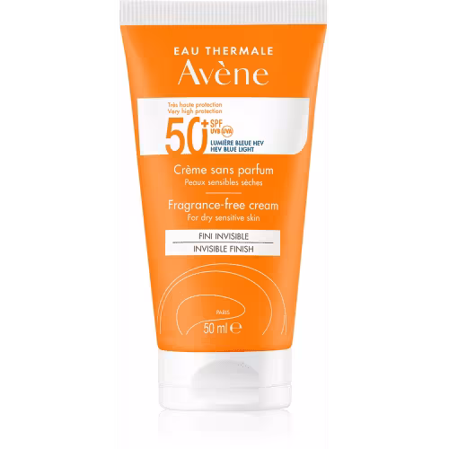 AVENE Krém SPF 50+ bez parfumácie pre citlivú pleť 50 ml