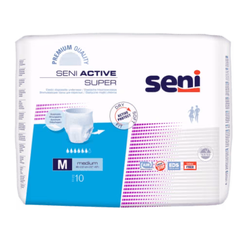 SENI Active super medium navliekacie nohavičky 10 kusov
