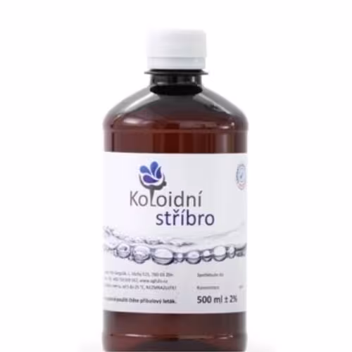 KOLOIDNÉ STRIEBRO 20 ppm roztok 500 ml