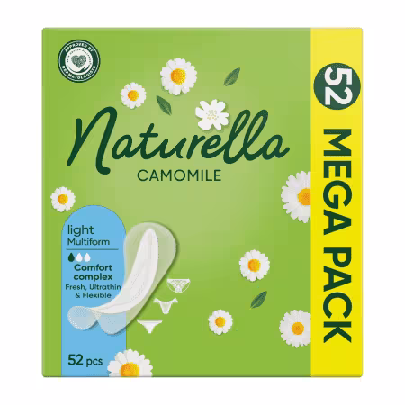 NATURELLA Camomile intímky light multiform 52 ks