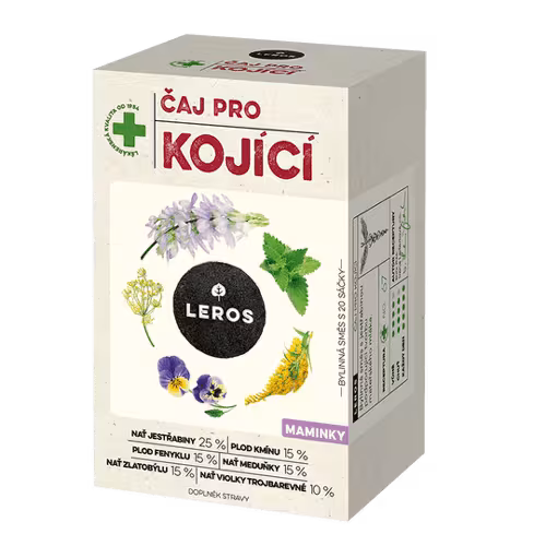LEROS Čaj pre dojčiace mamičky 20 x 1,5 g