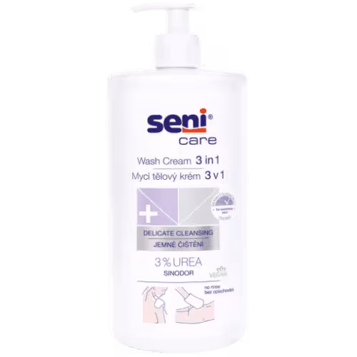 SENI Care umývacia emulzia 3v1 3% urey 1000 ml