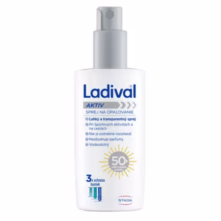 LADIVAL Aktiv SPF50+ transparentný sprej na opaľovanie 150 ml