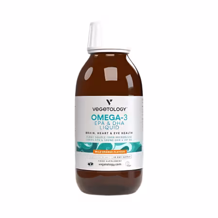 VEGETOLOGY Omega-3 liquid pomarančová príchuť 150 ml