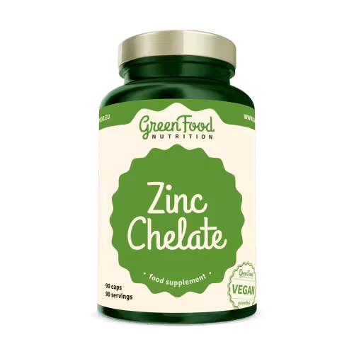 GREENFOOD Zinok chelát 90 kapsúl