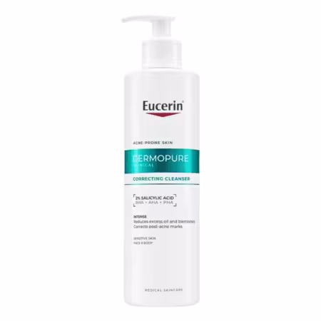EUCERIN Dermopure Clinical Exfoliačný čistiaci gél 400 ml