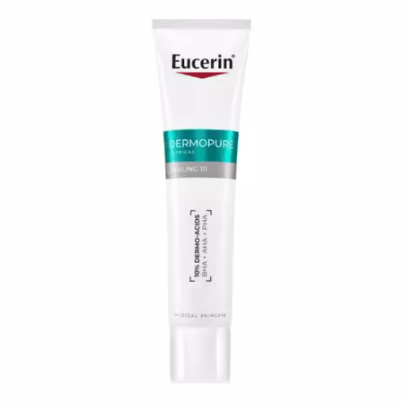 EUCERIN Dermopure clinical 10% peeling nočný krém so sklonom k akné 40 ml