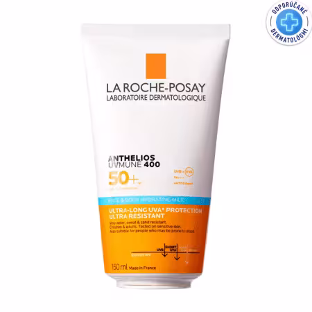 LA ROCHE-POSAY Anthelios UV mune 400 SPF50+ telové mlieko 150 ml