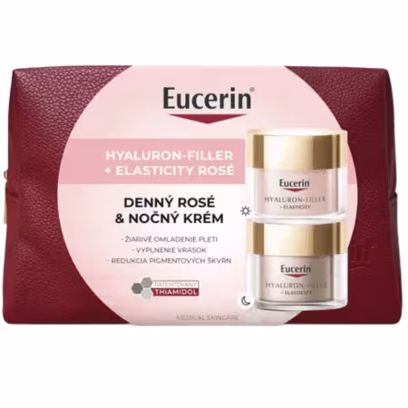 EUCERIN HYALURON-FILL.+ELAST.ROSÉ Kazeta denný krém rosé SPF30 + nočný krém 50 ml 1 x1 set