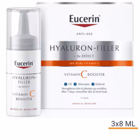 EUCERIN Hyaluron-filler vitamín C booster 3 x 8 ml