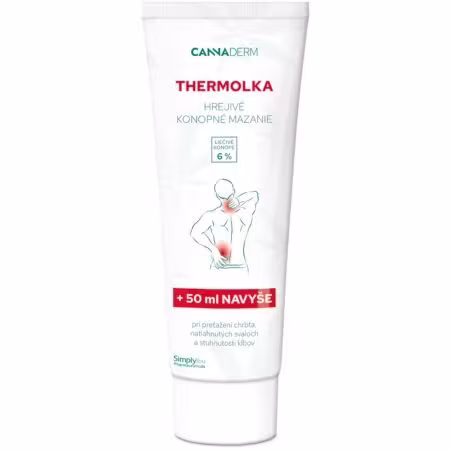 CANNADERM Thermolka hrejivé konopné mazanie 250 ml