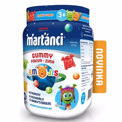 Walmark Marťánci Gummy PODZIM-ZIMA 50 tabliet