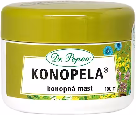 DR. POPOV KONOPELA konopná masť 100ml