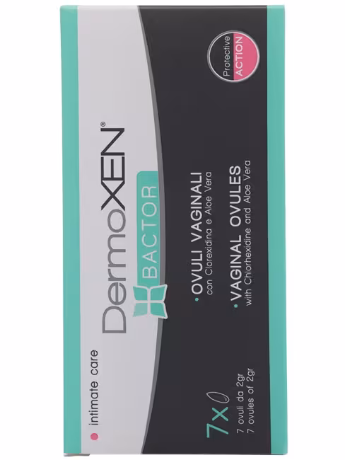 DermoXEN BACTOR vaginálne globule 7 kusov