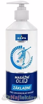 Alpa masážny olej základný 500 ml