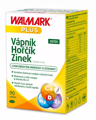 Walmark Váp-Hoř-Zinok Osteo tabliet 90