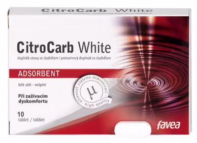 FAVEA CitroCarb White 10 tabliet