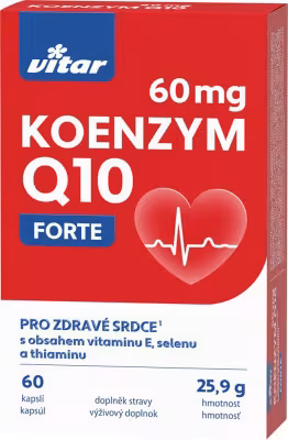 Vitar KOENZYM Q10 FORTE 60 mg 60 kapsúl