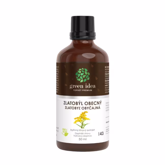 Zlatobyľ obyčajná - tinktúra - kvapky 50 ml - Green idea