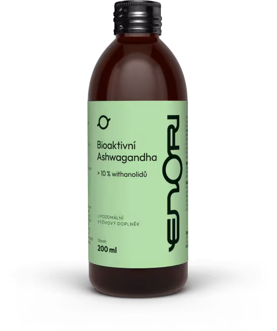 Enori lipozomálna Bioaktívna Ashwagandha, 200 ml