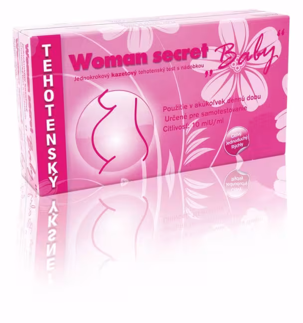 Woman secret BABY tehotenský test kazetový 1x1 ks