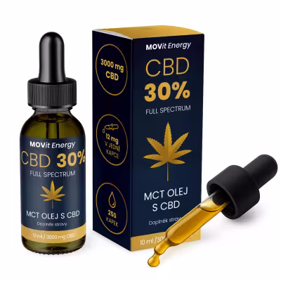 MOVit CBD 30% Full Spectrum MCT olej 10 ml