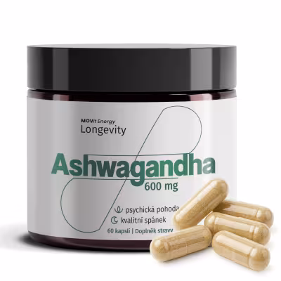 MOVit Longevity Ashwagandha 60 kapsúl