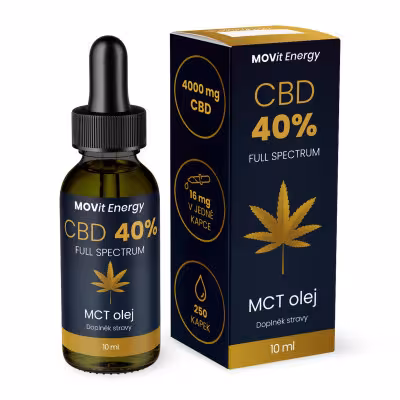 MOVit CBD 40% Full Spectrum MCT olej 10 ml