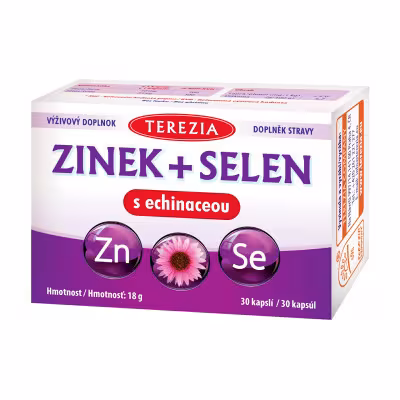 TEREZIA Zinok +selen+echinacea kapsúl 30
