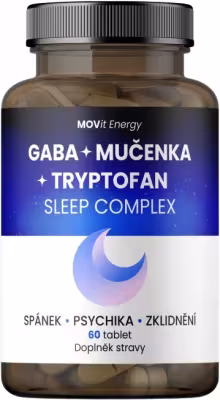 MOVit Gaba+Mučenka+Tryptofan Sleep complex 60 tabliet
