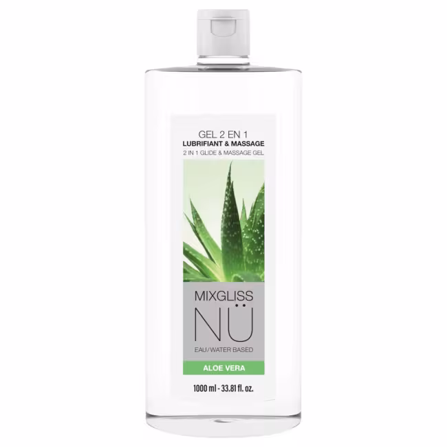 Mixgliss Nu Aloe Vera - nuru masážny gél a lubrikant (1000 ml)