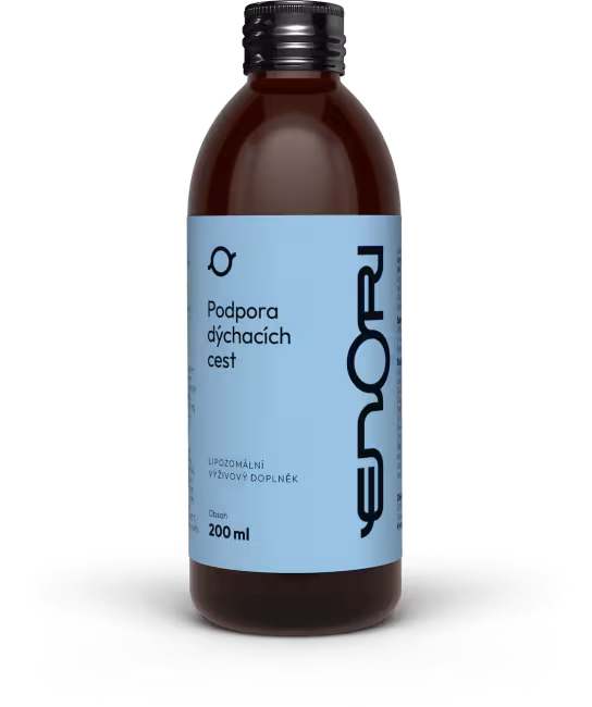 Enori lipozomálny doplnok na podporu dýchacích ciest, 200 ml